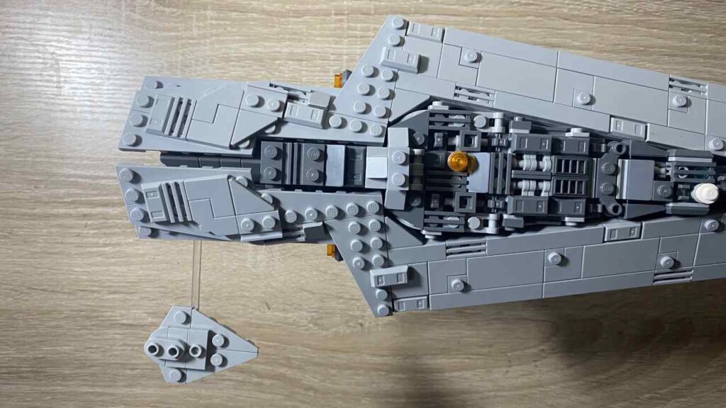 A top-down look at the 75356 executor super star destroyer, capture by Bricka.