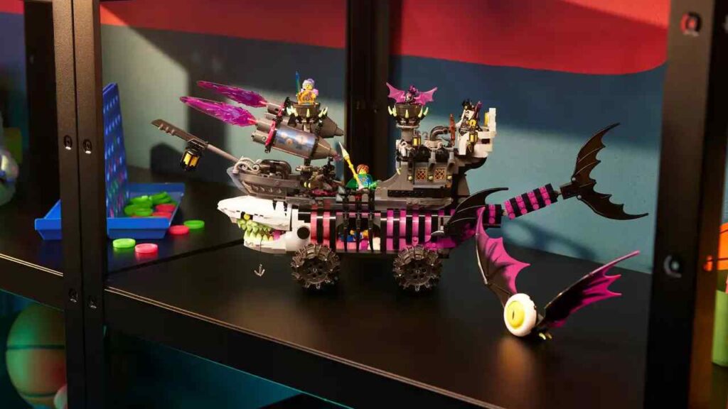 A photograph of the LEGO Nightmare Pirate Ship.
