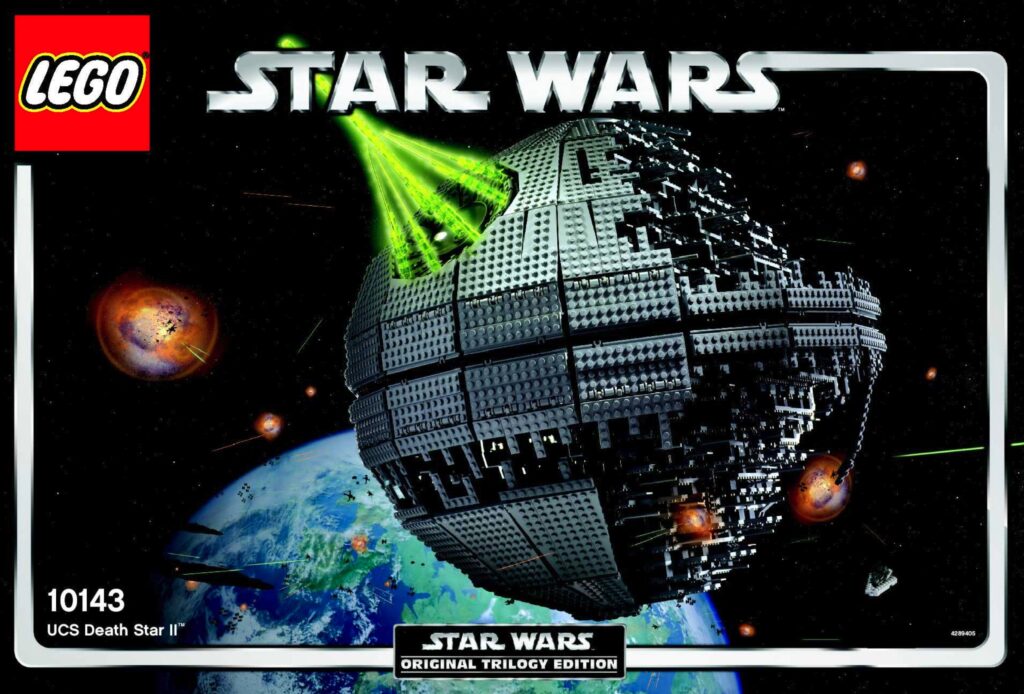 The cover of the instruction booklet for the 10143 UCS Death Star II